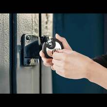 Outdoor Storage Cabinet Lock, Waterproof Stainless Steel Disc Lock With Rubber Buffer Pad, Suitable For Sheds, Gates And Fences, Heavy Duty Disc Key Chain Lock - Multicolor - View 5