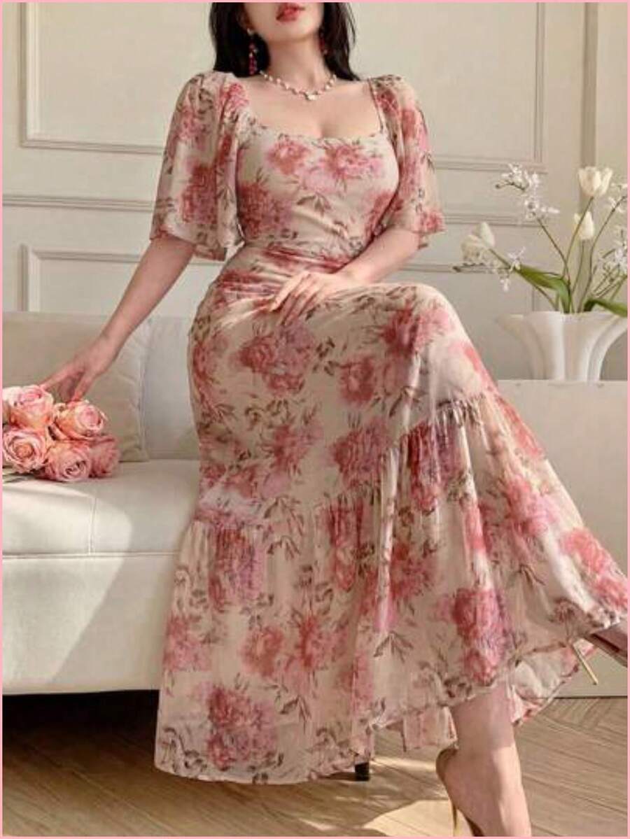 Women Short Dresses - Rosa - View 1