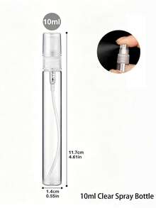 便攜旅行迷你可充電香水噴霧瓶 (10ml) - 採用 2 合 1 雙端設計，具備滾珠與噴霧功能。裝飾有櫻桃與蝴蝶結圖案，呈現精緻美感。 - 彩色 - 查看 11