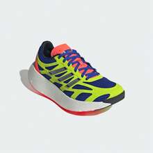Adidas Spring Summer Mesh Colorblock Athletic Shoes Unisex Thick Sole Running Sports Casual Sneakers JH8090 - Bright Blue/No. 1 Black/green Fluorescent - View 5
