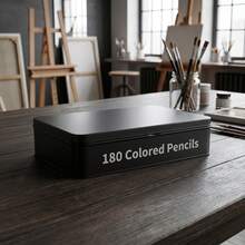 180pcs Colored Pencils, High Pigment Soft Core, Pre-Sharpened Colored Pencil Set, Artist Grade Colored Pencils, Suitable For Professional Art Creation - 180 Colored Pencils - View 2