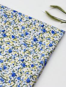 1件田園風印花布料,小碎花圖案,尺寸50cm * 155cm,適用於DIY手工縫製,如衣物、洋裝、窗簾、床單、包裝裝飾等 - 小碎花 - 查看 10