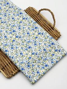 1件田園風印花布料,小碎花圖案,尺寸50cm * 155cm,適用於DIY手工縫製,如衣物、洋裝、窗簾、床單、包裝裝飾等 - 小碎花 - 查看 2