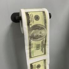 1 Rollo, Papel higiénico con diseño de billete de $100, regalo creativo y divertido para fiesta de cumpleaños - Talla única para todos - Ver 12