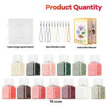 2.6mm Bottle Fuse Bead Kit, 3D Pixel Fuse Bead Puzzle, Handmade Craft Decoration DIY Puzzle Making, Christmas, Birthday, Halloween Party Gift, Multicolor Fuse Bead Refill Set - Spell Doudou - View 15