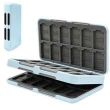 ONETIAOLONG Caja de almacenamiento con 48 ranuras para tarjetas de juego y 96 ranuras para tarjetas Micro SD, compatible con Switch, Switch Lite/OLED/NS - Ver 14
