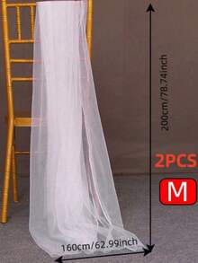 Arch-Shaped Draped Fabric, 1/2pcs, Sheer Backdrop Curtain, Suitable For Party, Ceiling Decor, Wedding Arch, Wedding Banquet, Christmas And More Occasions - A - View 11