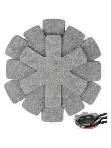 Pot And Pan Protectors, Extra Thick Pan Protectors For Stacking, Set Of 12 And 4 Different Sizes, Pan Separators For Stacking - View 1