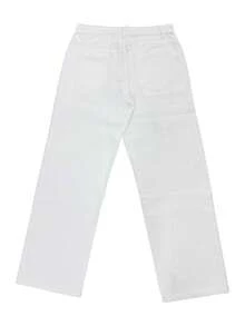 1条 Infinite Jeans 男士休闲直筒牛仔裤，高品质街头风舒适长裤（不含腰带和配饰） - 白色 - 查看 8