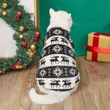 Suitable For Small And Medium Dogs, Pet Dog And Cat Vest, Christmas Theme New Year Clothes, Deer Vest, Dog And Cat Clothes (Recommended To Choose One Size Larger) - Multicolor - View 8