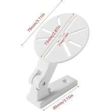 Soporte de cámara inalámbrica inteligente para el hogar sin taladro, base en la nube, soporte universal de plástico TP - Soporte fijo - Ver 7