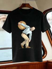 Men T-Shirts - Black - View 2