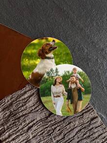 50/100/200pcs Customized Disposable Coasters, Customized Image/Logo Paper Coasters, Suitable For Party/Kitchen/Restaurant/Bar/Cafe/, Suitable For Anniversary, Birthday, Engagement, Party, Wedding, Gathering Decoration, Personalized Gift - Multicolor - View 5