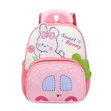 Tas Ransel Kelinci Dinosaurus Lucu untuk Anak-anak, Tas Sekolah TK, Tas Ransel Kartun Ringan untuk Anak Perempuan dan Laki-laki, Tas Ransel Prasekolah untuk Penggunaan Sehari-hari - A - View 16