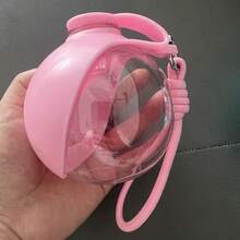 1pc Portable Pet Water Bottle, Hanging Ball-Shaped Refillable Folding Water Dispenser, Outdoor Cat And Dog Water Bowl, Feeding Water Bottle, Outdoor Water Storage Tool - Multicolor - View 11