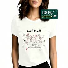 Women T-Shirts - 白色 - 查看 7