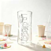 High-End Party Cup, Suitable For Daily Use, Party Events, Holiday Gifts, Premium Transparent Cup - A - View 3