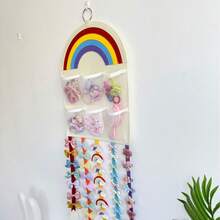 Children's Hair Clips & Hair Accessories Storage Rack, Hanging Organizer Bag For Hair Ties And Headbands, Kids Room Storage Hanging Rack - Multicolor - View 6