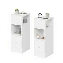 Baroni Nightstands - White - View 7