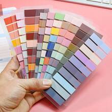 2000pcs Self-Adhesive Labels, 10 Styles Transparent Bookmarks, Colored Sticky Notes And Self-Adhesive Labels - Suitable For School, Office And Books School Supplies - one-size - View 6