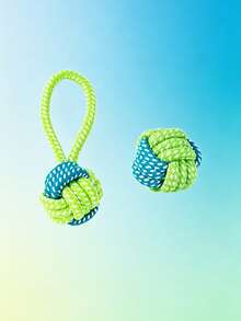 1/3/4/5/6pcs Green Series Pet Dog Cotton Rope Toy Set, Durable Chew Teeth Grinding Boredom Relief Knot Rope Toy, Small Dog Puppy Teeth Cleaning Interactive Pull Rope Toy, Pet Chewing Toy - Multicolor 2 - View 16