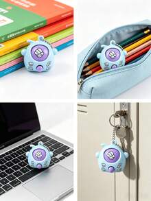 5/10/20/30pcs Adult Stress Relief Random Color Mini Fun Finger Guessing Game, Rock Paper Scissors Guessing Egg Keychain Pendant, Party Gift - Decompression Pendant - View 7