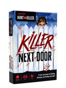 Hunt The Killer 社交推理推理卡牌遊戲，家庭遊戲之夜偵探桌遊，成人派對遊戲，隱藏身份遊戲 - 彩色 - 查看 2
