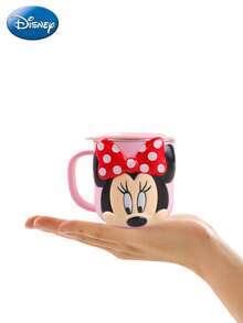 Monogram 1件裝 Disney 官方授權米老鼠 Mickey Mouse 與  角色 3D 杯頂裝飾飲水杯馬克杯，附蓋可重複使用水壺，適用居家辦公日常使用，桌面裝飾，動畫迷收藏，節日禮物 - 彩色 - 查看 6