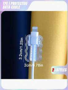 10pcs ABS Resin Data Cable Protector, Anti-Bend Anti-Dirt Anti-Dust, Protect Your Cables From Breaking And Falling Off, Instantly Enhance Fashion Sense, Suitable For Protecting Phones And Data Cables, Effectively Prevent Data Cable Breaking And Falling Off, Compatible With Apple Devices, Compatible With 18-20W Low Power Charging Heads, Avoid Charger Damage - Multicolor - View 5