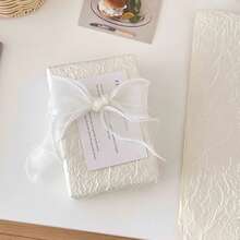 1 Rollo 2.5 Yardas/5 Yardas Cinta de Malla Decorada con Perlas Falsas, Cinta Decorativa para Ropa, Lazos, DIY, Cajas de Regalo y Ramos, Cinta de Embalaje Floral - Blanco - Ver 7