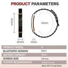 EIGIIS Smart Band With 2 Straps, 5ATM Waterproof Fitness Tracker, Sleep Monitoring, Multiple Sports Modes, Activity Step Counting Smart Band, Suitable For Women And Men Android IOS - View 8