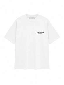 Camiseta de manga corta clásica de Fear of God Essentials - Blanco - Ver 5