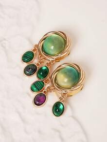 1pc/2pcs Button Cover For Shirt Glass Cufflink Cover Vintage Sleeve Button Clip On Button For Dress Wedding Tux Decoration Button Clothing Accessories - Star - View 11