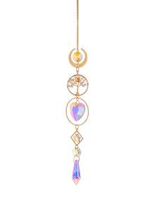 1/6pcs Crystal Rainbow Maker Sun Catcher | Perfect Home Decor, Fall Decoration, Wedding Or Thanksgiving Gift For Girls - Small Tree Of Life - View 10