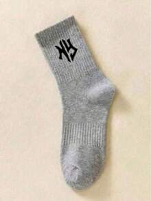 10 Pairs/5 Pairs/1 Pair/20 Pairs Unisex Comfortable Sports Socks, Men's Long Socks Suitable For Sports Training. Women's Long Socks Suitable For Daily Casual Business, Antibacterial Soft Black White Color, Odor-Resistant Moisture-Wicking Breathable Comfortable Suitable For Autumn/Winter Season, 10 Pairs/5 Pairs/1 Pair Set - Multicolor - View 3