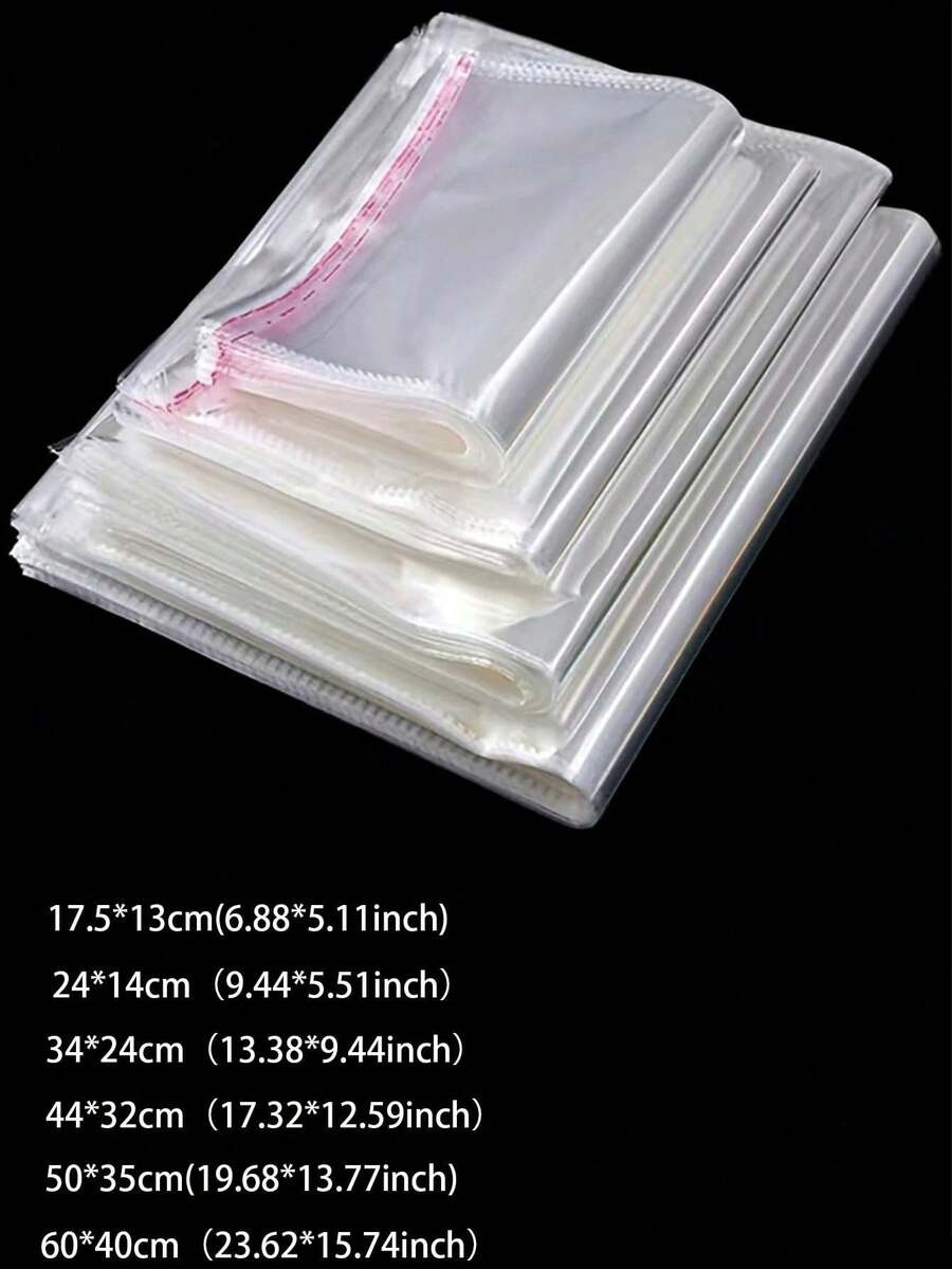 Transparent OPP Rectangular Sealed Bags, DIY, Suitable For Parties, Halloween, Christmas, Valentine's Day, Family Gatherings, Wedding Favors, Gift Packaging - A - View 1