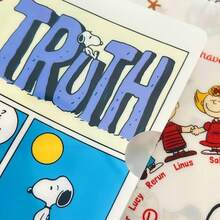 1pc Cute Snoopy File Folder Cartoon PVC File Bag For Storing Individual Student File Binders, A4 Test Papers, New Year Gift, Valentine's Day Gift, Easter Gift (Random Style) - Multicolor - View 5
