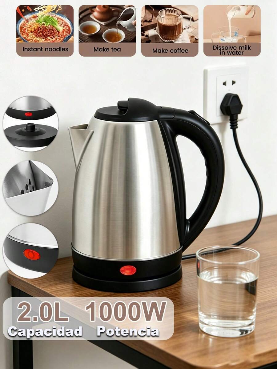 Electric Kettles - Silver - View 1