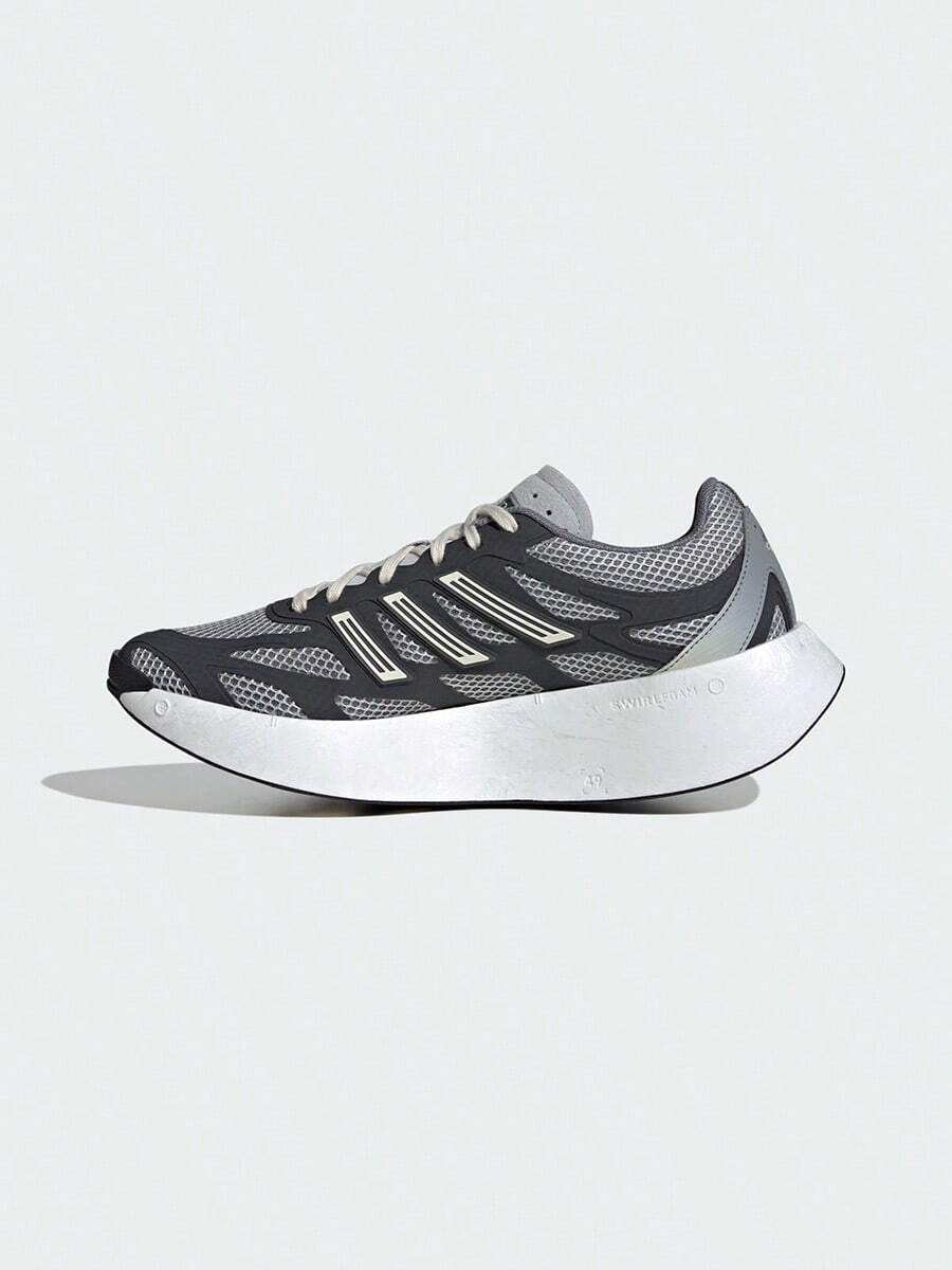 Adidas Spring/Summer Lightweight Mesh Sports Shoes, Unisex Thick Sole Running Casual Sneakers JQ7391 - Light Gray/milky White/pale Gray - View 1