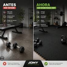 JOWY Fitness Floor Mat - Black - View 5