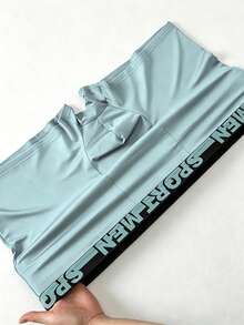 4pcs Plus Size Men's Solid Color Boxer Briefs With Contrast Waistband, Breathable And Comfortable Underwear - Multicolor - View 9