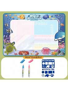 1 Set Magic Watercolour Canvas - Watercolour Doodle Mat - Watercolour Play Mat - Magic Watercolour Canvas - Boys' And Girls' Watercolour Doodle Mat Art Supplies - Top Back-To-School Season . - Multicolor - View 12