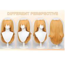 Yewell Ginger Wig Cosplay Wig Role-Playing Headgear BanG Dream Daily Series Japanese Cosplay Headgear Series Multi-Style Interpretation Of Cartoon Anime Suitable For Private Parties Daily Role-Playing Halloween Sakamoto Daily Life - Ginger - View 8
