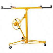 Drywall Lift Panel 11' Lift Drywall Panel Hoist Jack Lifter,Yellow-XY152490 - Multicolor - View 2