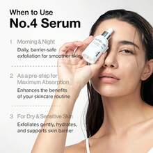 Numbuzin - No.4 Ceramide AHA Glazed Skin Prep Serum - Moisturizing Serum - Ceramide AHA - 查看 5