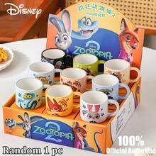 Disney Official Zootopia Nick & Judy Ceramic Mini Mug, Cute Cartoon Couple Water Cup, Home Coffee Cup, Souvenir, Random 1pc - Multicolor - View 11