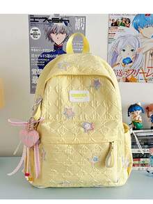 LECEY Mochila casual versátil de gran capacidad - Amarillo - Ver 3
