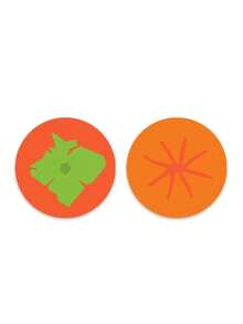 2pcs Cute Fruit Car Cup Holders, Non-Slip Absorbent Scratch-Resistant Universal Cup Coasters, Creative Cute Car Interior Decoration Accessories - A - View 7