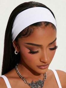 5pcs Bohemian Style Non-Slip Headbands, Soft Elastic Sweat-Absorbent Hairbands, Suitable For Yoga, Fitness, Daily Styling And Beach Vacation - Multicolor - View 3