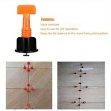 426pcs Of Wall Tile Leveling Tools, Including Clips And Positioning Levelers For Ceramic Tiles, Adjustable Polypropylene (PP) Tile Spacers, Designed For Professional Floor And Wall Tile Installation With Positioning Wedges And Clips - A - View 8